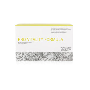 A closed box of Advanced Nutrition Programme Pro-Vitality Formula