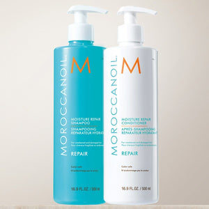 Moroccanoil Moisture Repair Shampoo & Conditioner 500ml Twinpack
