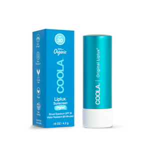 COOLA Classic Liplux SPF30 Original and packaging